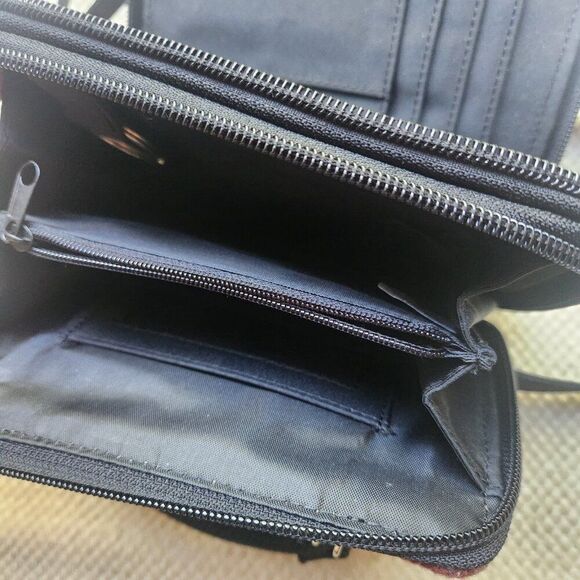 Pendleton Crossbody Zip Around Bag Southwest Aztec Wool Wallet Organizer Clutch - Picture 4 of 9